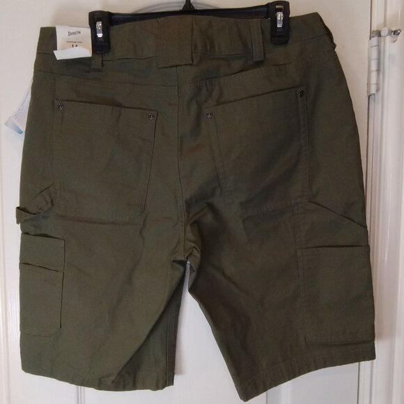 Duluth Trading Co Curvesetter Flex Cool Max Utility Shorts Green Size 14 NWT - Picture 4 of 10